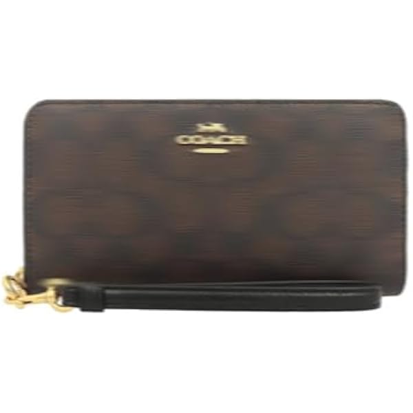 Amazon | [コーチ] COACH 長財布 F53834 ブラック シグネチャー