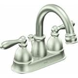 Moen CA84667SRN Double Handle Centerset Bathroom Faucet from the Caldwell Collection, Spot Resist Br