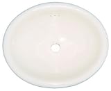 Small Mexican White Talavera Ceramic Sink by Fine Crafts & Imports