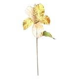 23 "ゴールドベルベットMagnolia 6 "花X 2