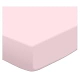 SheetWorld Fitted Sheet (Fits BabyBjorn Travel Crib Light) - Baby Pink Jersey Knit - Made In USA by 