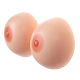 [MERSTEYO] シリコンバスト 人工 乳房 コスプレ性転換 女装 左右 2個 偽胸 ブラジャー 偽胸 ブラジャー 偽乳 豊胸 偽娘 仮胸 美乳 変装用 自然な一体感 コスプレ道具 下着 (Bカップ600g)