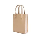 [タイドウェイ] NUME SHIKAKU TOTE S トートバッグ 四角トート スクエアトート レザートート ミニトート (ヌメ)