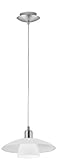 Eglo 87053A Brenda Pendant Light, Matte Nickel by Eglo