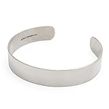 [silver KYASYA]シルバーバングル メンズ 平打ちバングル シンプル シルバー925 太め 腕輪 メンズ 男性 ブレスレット 金属アレルギー対応