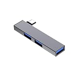 90 度高速 USB C ドッキング ステーション 4 ポート ハブ USB3.0 データ転送 PC ラップトップ用