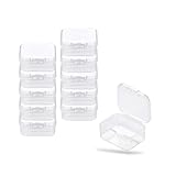 レジプロb 透明プラスチックケース 小物収納 オーガナイザー 蓋付き 30個セット (4.5×3.5×2cm)