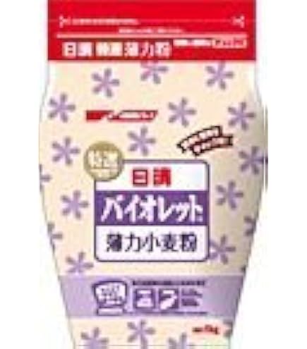 Amazon.co.jp: 日清フーズバイオレット薄力小麦粉チャック付1kg : 食品