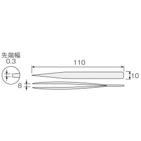 ホーザン ピンセット P-841