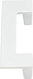 Atlas Homewares A846-WG U-Turn 3.12-Inch Large Pull, White Gloss Atlas Homewares [並行輸入品]