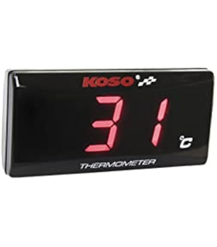 Amazon | デイトナ(Daytona) バイク用 水温計 デジタル 防水 テンプ