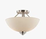 Trans Globe照明70527 Modスペース2ライトsemi-flushマウント天井器具、 70527 BN 1