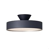 アートワークスタジオ グロー 4000 LED シーリングライト ～8畳用 40000時間 調光 調色 (暖色/白色 切り替え可) 間接照明機能 リモコン付き AW-0555E-BK/CGD (ブラック + シャンパンゴールド)【LED電球内蔵】