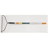 伸縮式アメリカンレーキ/熊手 【14爪】 アルミ製 日本製 Urban Vegetable Farm 〔園芸 ガーデニング用品〕