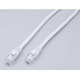 エルパ(ELPA) LANケーブル CAT6a 1M LAN-A601(W)