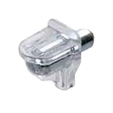 アイワ金属 棚ダボ 5径穴用 5×8mm 平受 クリアー(1箱・10個価格) AP-1456C