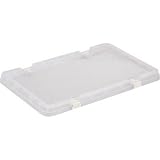 岐阜プラスチック工業:リス ST型コンテナーST-28Bロック蓋 透明 ST-28BRF TM 型式:ST-28BRF TM