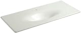 Kohler Iron / Impressions 49 "一体型サーフェスwith Integrated洗面所とsingle-hole蛇口ドリル K-3053-1-NY 1