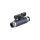 日本ピスコ:ピスコ ボールバルブ 20シリーズ ユニオン BVU20-0808 型式:BVU20-0808