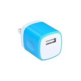 1ポート USBコンセント USB充電器 USB電源アダプター (5V /1.1A 軽量でコンパクト PSE認証済み） AILKIN usbアダプター アイホン16充電器 スマホ 充電器 usbコンセント 充電アダプター ac充電器 ipad 充電器 急速充電 iPhone 16/15/14/13/12/11シリーズ Galaxy LG Xperia IQOSその他Android各種対応 ブルー