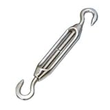 水本機械 ステンレス金具 枠式ターンバックル(フック&フック) SUS304 20個価格 ※取寄品 TB-5HM-304