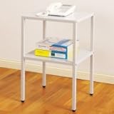 イワサキ 電話台 幅450×奥行400×高さ700mm ライトグレー 1台