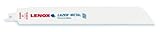 LENOX Tools LAZER Metal Cutting Reciprocating Saw Blade Bi-Metal 9-inch 8 TPI 25/PK [並行輸入品]