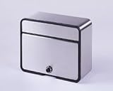 【郵便受け 郵便ポスト 郵便受けポスト】 A4サイズも対応する 雨の侵入も防いでくれる ダイヤル鍵付き 家庭用 ステンレス 郵便ポスト 新聞受け