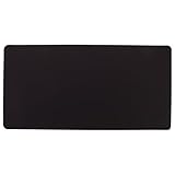 Toyvian プレイマット 手品マット カードゲーム ラバーマット 大判 滑り止め カードゲーム用マット 無地 プレイマット トレカ マウスパッド 大型 軽量 60x30CM 厚さ2mm ブラック