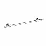 Hansgrohe 42060820 Axor Montreux 24-Inch Towel Bar, Brushed Nickel [並行輸入品]