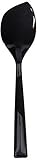 Restaurantware RWP0280B Petal Spoon 4.5 100 count box Disposable Spoons Black [並行輸入品]