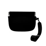 Coehaopike 携帯ゴミ箱 携帯ごみ入れポーチ ゴミ箱 携帯 シリコン ゴミ箱 携帯 ゴミ箱 携帯ゴミ入れ ゴミ箱ポーチ 釣り ゴミ入れ キッチン ゴミ箱 シリコン (ブラック)