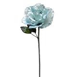26 "シルバーベルベット薄手ローズ6 "花
