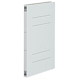 プラス PPフラットファイルB4二つ折りグレー 10冊