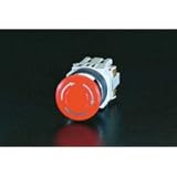 [EA940D-40] 赤30mmプッシュロックターンリセットスィッチ