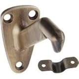 Stanley National s825 – 869 Heavy Duty手すりブラケット、Die Cast亜鉛、アンティーク真鍮