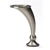 4 – 1 / 2 "ニッケル仕上げContemporary Horn家具脚