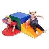 ECR4Kids SoftZone Single Tunnel Maze Foam Climber Playset, Assorted [並行輸入品]