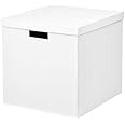 Amazon ｉｋｅａ イケア Tjena 収納ボックス ふた付き32x35x32 Cm ホワイト 604 693 01 収納ケース ボックス オンライン通販