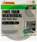 Thermwell v444hビニールFoam Weathersealテープ、3 / 8 W X 1 / 4-in。T X 17-ft。 24 V444H