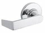 Schlage nd25rho619サテンニッケルnd-series Rhodes Heavy Duty Exit OnlyドアレバーSet with外部空白プレートnd25d-rho