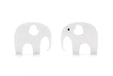 Consider It Maid Baby/Toddler Silicone Teething Necklace - White - The Elephant Teether Toy Collecti