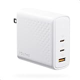 【2023 CES と RedDot 受賞】USB PD 充電器 140W VOLTME PD3.1対応 PC充電器 3ポート搭載 GaN採用 折畳式プラグ PSE技術基準適合 usb充電器 MacBook PD対応 Windows PC iPad Pro iPhone Galaxy Android スマートフォン ノートPC 各種 その他機器対応 Revo 140 ホワイト