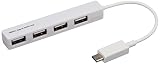 Digio2 Type-C USB2.0 4ポート変換ハブ ホワイト UH-C2394W