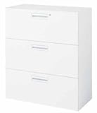 コクヨ　エディア　収納システム　高さ1050mmタイプ　下置き　ラテラル3段　幅800×奥行き450mm カラー:SAW（ホワイト）