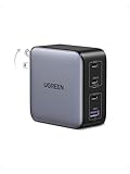 UGREEN 100W PD充電器 GaN採用 4ポート USB-C x3 & USB-A x1 急速充電器