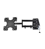 ロックピン付 モニターアーム テレビ壁掛け金具 左右90回転可能 キャンピングカー キャンピングトレーラー