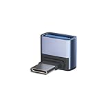 USB-C & USB 3.1 変換アダプタ L字型 Suptopwxm 1個セット (Type C - USB A 3.1 メス) 最大10Gbps MacBook Pro/MacBook Air/iPad Pro その他 USB-C 端末用 (1個)