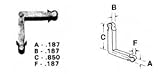 CRL亜鉛ダイキャストStormウィンドウコーナーkey- .850 "脚; 187 " width-のパッケージ20