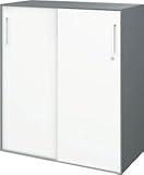 コクヨ　UFX（ユニフレックス）　書庫【下置きタイプ】　2枚引き違い戸　　※高さ1020mmタイプ